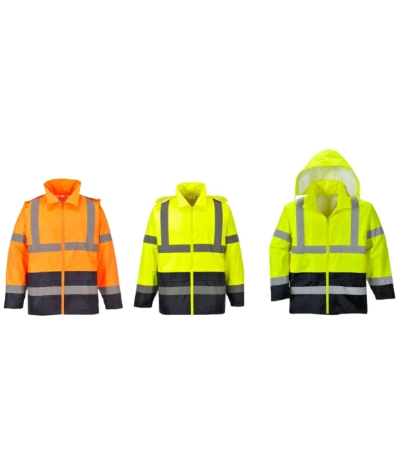 H443 Classic Contrast Rain Jacket